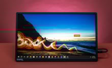 Plugable monitor from the front