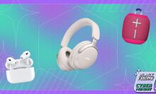 apple airpods pro 2, bose quietcomfort ultra headphones, and ultimate ears wonderboom 4 speaker