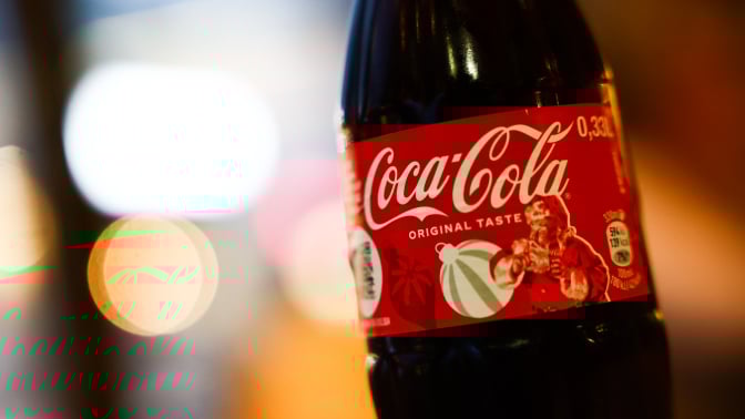 Christmas Coca-Cola bottle 